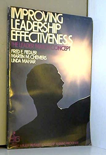 Beispielbild fr Improving leadership effectiveness: The leader match concept (A Wiley self-teaching guide) zum Verkauf von Wonder Book