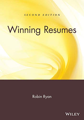 9780471263654: Winning Resumes, Second Edition (Career Coach)
