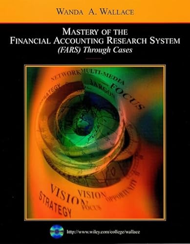 Imagen de archivo de Mastery of the Financial Accounting Research System (FARS) Through Cases a la venta por Better World Books