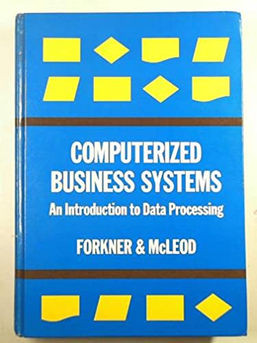 9780471266204: Computerized Business Information Systems: Introduction to Data Processing