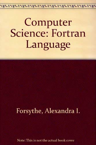 Beispielbild fr Computer Science: FORTRAN Language zum Verkauf von Wonder Book