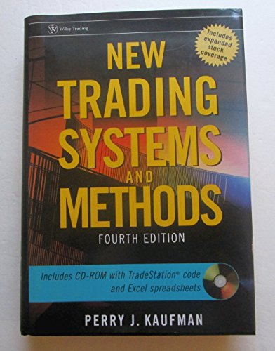 New Trading Systems and Methods (Wiley Trading) (Gebundene Ausgabe) mit CD-ROM Perry J. Kaufman Get the bestselling guide to trading systems, now updated for the 21st century. For more than two decades, futures traders have turned to the classic Trading Systems and Methods for complete information about the latest, most successful indicators, programs, algorithms, and systems. Perry Kaufman, a leading futures expert highly respected for his years of experience in research and trading, has thoroughly updated this bestselling guide, adding more systems, more methods, and extensive risk analysis to keep this the most comprehensive and instructional book on trading systems today. His detailed, hands-on manual offers a complete analysis, using a systematic approach with in-depth explanations of each technique. This edition also includes a CD-ROM that contains the TradeStation EasyLanguage program, Excel spreadsheets, and Fortran programs that appear in the book. Synopsis Get the bestselling - Perry J. Kaufman