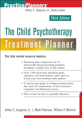 Stock image for The Child Psychotherapy Treatment Planner for sale by Better World Books: West