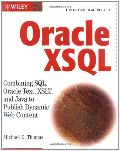 Beispielbild für Oracle XSQL w/WS zum Verkauf von Discover Books