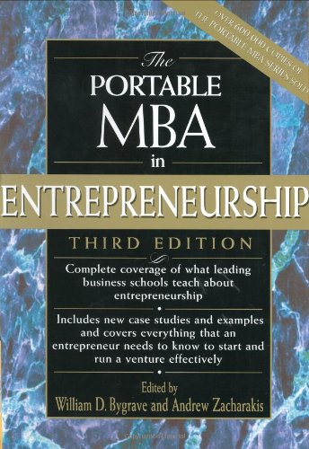 Imagen de archivo de The Portable MBA in Entrepreneurship a la venta por Once Upon A Time Books