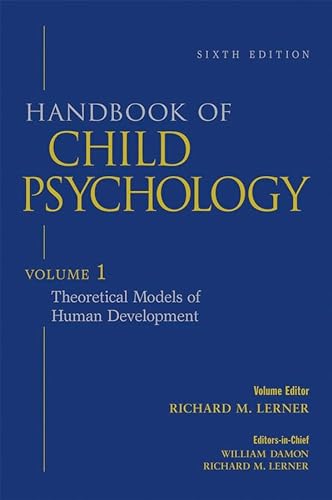 Imagen de archivo de Theoretical Models of Human Development a la venta por Better World Books