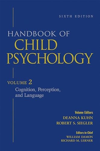 9780471272892: Handbook of Child Psychology, Vol. 2: Cognition, Perception, and Language, 6th Edition (Volume 2)