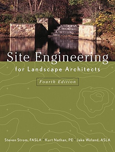 Beispielbild fr Site Engineering for Landscape Architects zum Verkauf von Seattle Goodwill