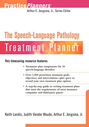 Beispielbild fr The Speech-Language Pathology Treatment Planner zum Verkauf von HPB-Red