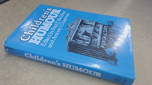 Children's humour (9780471276388) by McGhee, Paul E.; Chapman, Antony J.