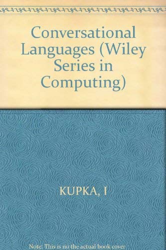 Stock image for Conversational languages (Wiley series in computing) for sale by Books From California