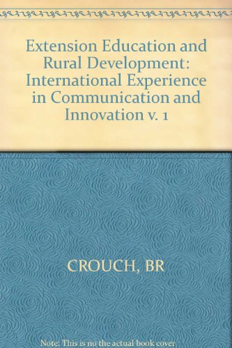 Stock image for Extension Education and Rural Development: International Experience in Communication and Innovation (Volume 1) for sale by Anybook.com