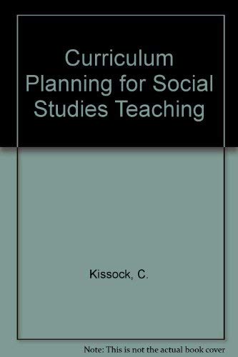 9780471278665: Curriculum Planning for Social Studies Teaching: A Cross-Cultural Approach