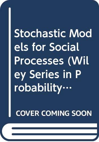 Stochastic Models for Social Processes - Bartholomew, David J.