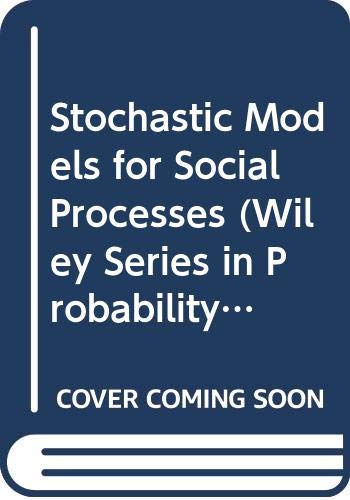 9780471280408: Stochastic Models for Social Processes