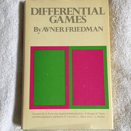Beispielbild fr Differential Games (Pure and Applied Mathematics,) zum Verkauf von HPB-Red