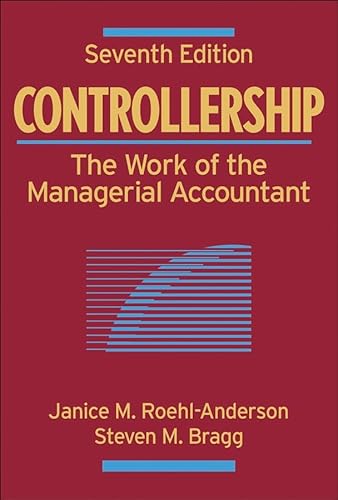 Beispielbild fr Controllership: The Work of the Managerial Accountant zum Verkauf von Phatpocket Limited