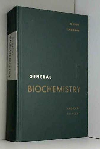 Beispielbild fr General Biochemistry zum Verkauf von Better World Books