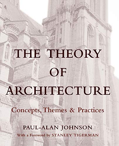 9780471285335: Theory Architecture Concepts Principles