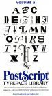 Beispielbild fr PostScriptTM Typeface Library, Vol. 2, Sans Serif Design, Outline & Ornaments zum Verkauf von Amusespot