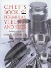 Beispielbild für Chef's Book of Formulas, Yields, and Sizes zum Verkauf von Better World Books