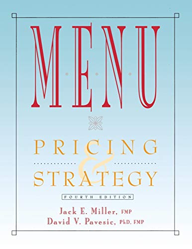 9780471287476: Menu: Pricing and Strategy (Hospitality, Travel & Tourism)