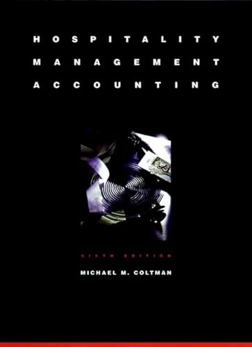 Stock image for Hospitality Management Accounting for sale by ThriftBooks-Dallas