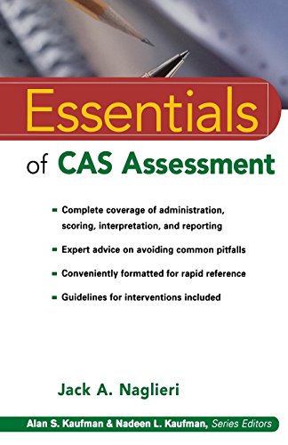 Essentials of CAS Assessment (9780471290155) by A. Naglieri, Jack
