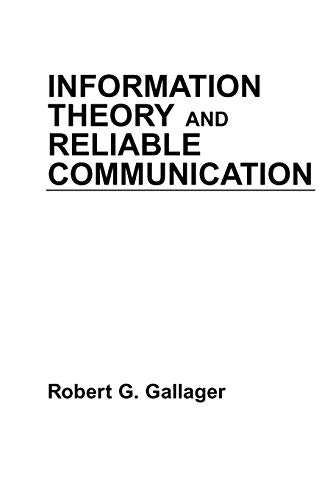 9780471290483: Information Theory And Reliable Comm