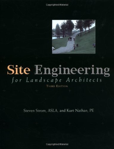 Imagen de archivo de Site Engineering for Landscape Architects a la venta por Isle of Books