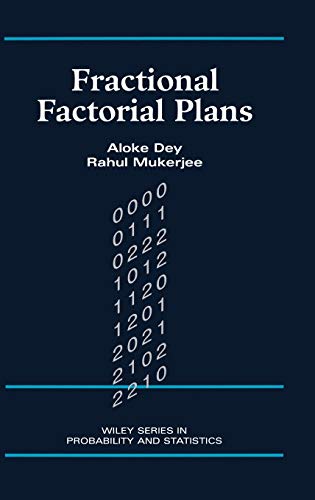 Beispielbild fr Fractional Factorial Plans zum Verkauf von Better World Books