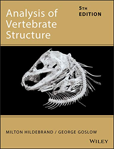 Imagen de archivo de Analysis of Vertebrate Structure a la venta por Ergodebooks