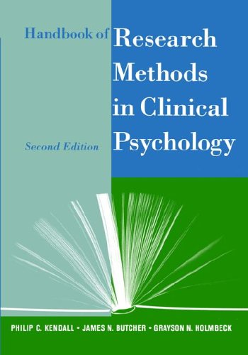Imagen de archivo de Handbook of Research Methods in Clinical Psychology a la venta por medimops