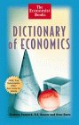 Beispielbild fr Dictionary of Economics (The Economist Books) zum Verkauf von Wonder Book