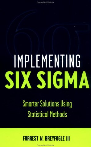 Beispielbild fr Implementing Six SIGMA: Statistical Methods for Testing, Development, Manufacturing and Service (Gebundene Ausgabe) von Forrest W. III Breyfogle S4 DEPLOYMENT STRATEGY PHASE; Six Sigma Overview and Implementation; S4 MEASUREMENT PHASE; Basic Tools; Probability; Overview of Distributions and Statistical Processes; Basic Control Charts; Process Capability and Process Performance; S4 ANALYSIS PHASE; Visualization of Data; Comparison Tests: Continuous Response; Bootstrapping; Variance Components; S4 IMPROVEMENT PHASE; Benefiting from Design of Experiments (DOE); Variability Reduction Through DOE and Taguchi Considerations; S4 CONTROL PHASE; Other Control Charting Alternatives; Exponentially Weighted Moving Average (EWMA) and Engineering Process Control (EPC); Control Plan and Other Strategies; Pass/Fail Functional Testing; Appendices; List of Symbols; Glossary; References; Index. Technik Maschinenbau Wirtschaft Betriebswirtschaft Management Logistik Produktion Implementing Six SIGMA zum Verkauf von BUCHSERVICE / ANTIQUARIAT Lars Lutzer