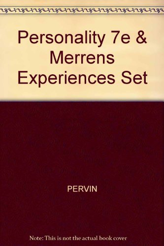 Personality 7e & Merrens Experiences Set (9780471298014) by PERVIN