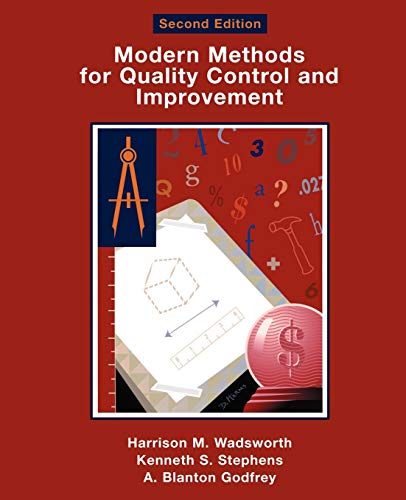 Stock image for Modern Methods for Quality Control and Improvement for sale by ThriftBooks-Atlanta