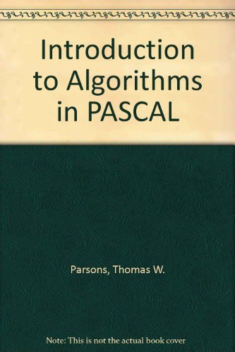 Imagen de archivo de Introduction to Algorithms in Pascal a la venta por HPB-Red