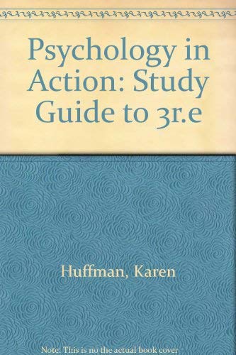 9780471306856: Psychology in Action, Study Guide