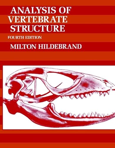 Beispielbild fr Analysis of Vertebrate Structure zum Verkauf von Better World Books