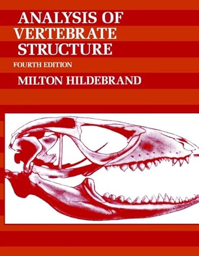 9780471308232: The Analysis of Vertebrate Structure