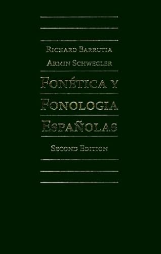 9780471309468: Fonetica y Fonologia Espanolas: Teoria y Practica