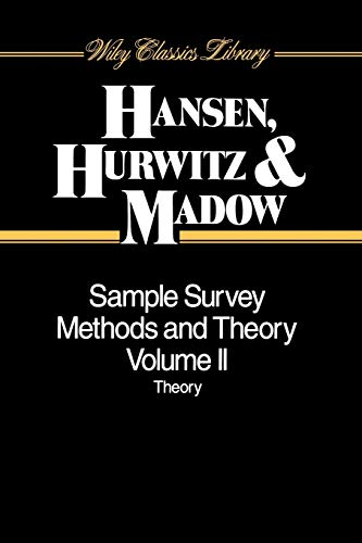 Stock image for Sample Survey Methods and Theory, Volume 2: Theory for sale by ThriftBooks-Dallas