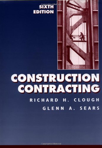 Beispielbild fr Construction Contracting : A Practical Guide to Company Management zum Verkauf von Better World Books