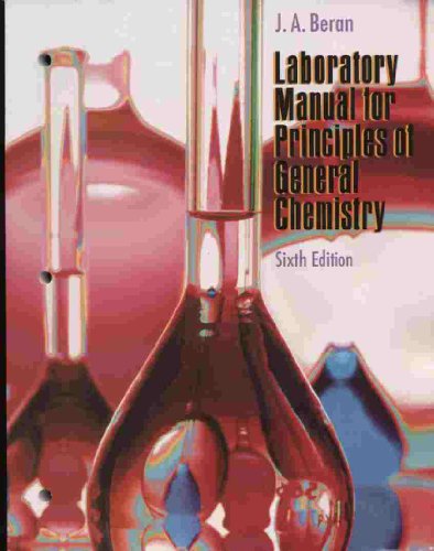 9780471314523: Laboratory Manual to 6r.e (General Chemistry: Principles and Structure)