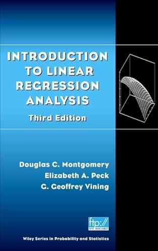 9780471315650: Introduction To Linear Regression Analysis. Third Edition (Wiley Series in Probability and Statistics: Texts and References Section)