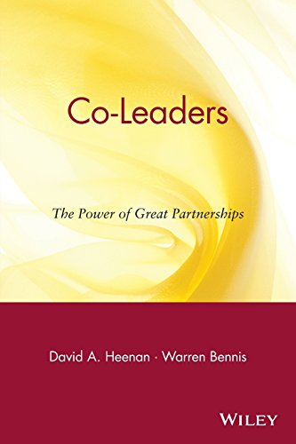 Imagen de archivo de Co-Leaders : The Power of Great Partnerships a la venta por Better World Books