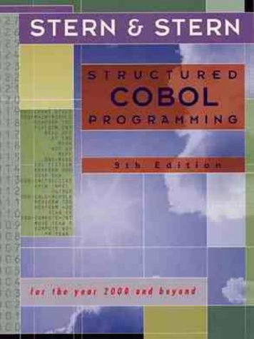 Stock image for Structured Cobol Programming: For the Year 2000 and Beyond, 9th Edition for sale by Mr. Bookman
