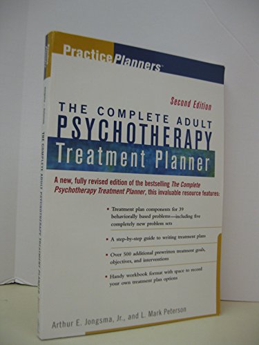 9780471319245: Complete Adult Psychotherapy Treatment Planner (PracticePlanners)