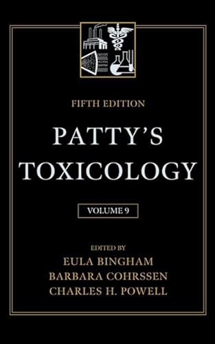 Patty's Toxicology, Fifth Edition, Volume 9: Cumulative Indexes, Volumes 1 - 8